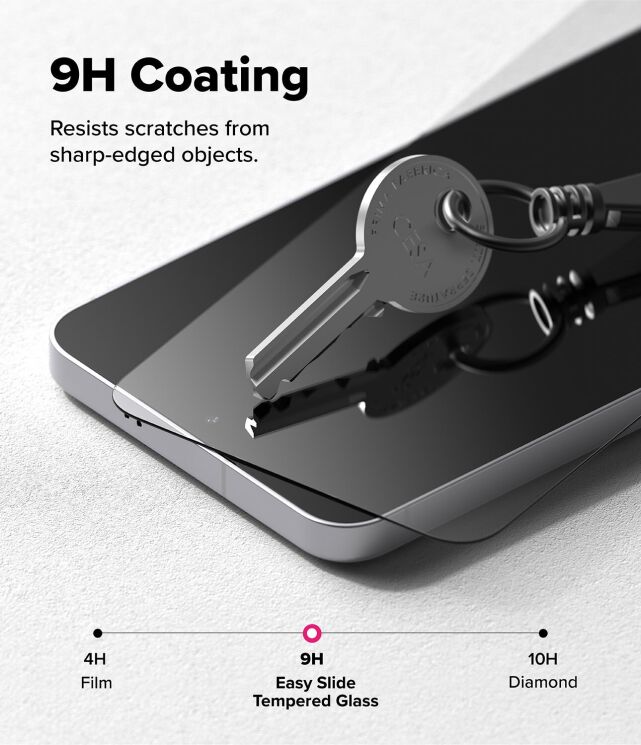 Комплект защитных стекол (2шт) Ringke Easy Slide Tempered Glass для Samsung Galaxy S25 FE (S731) 8800293859680: фото 8 из 19
