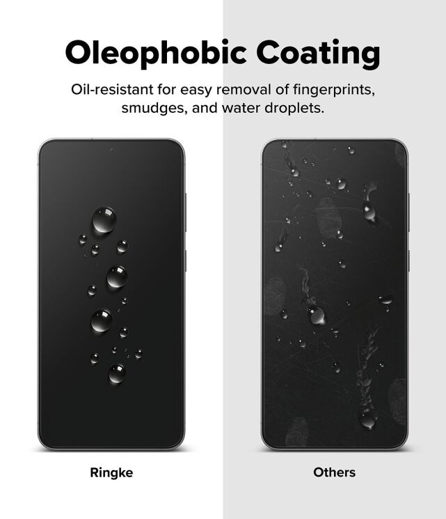 Комплект защитных стекол (2шт) Ringke Easy Slide Tempered Glass для Samsung Galaxy S25 FE (S731) 8800293859680: фото 13 из 19