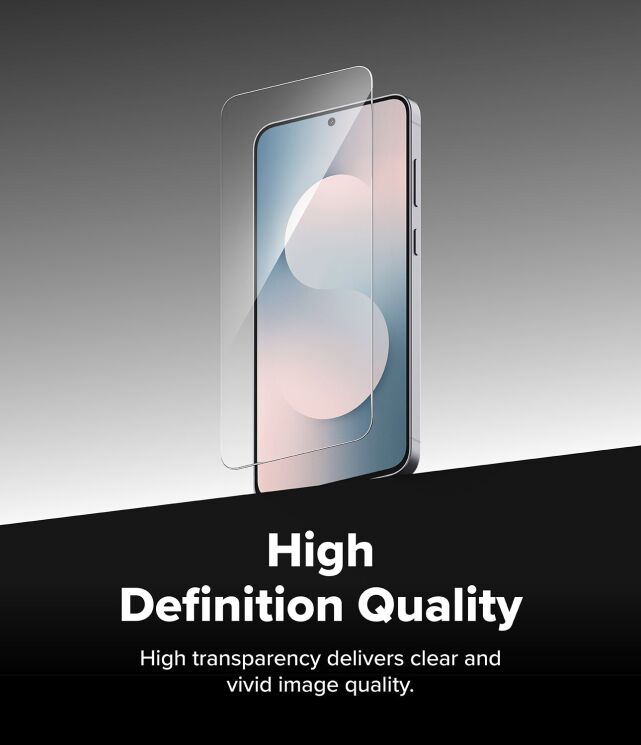 Комплект защитных стекол (2шт) Ringke Easy Slide Tempered Glass для Samsung Galaxy S25 FE (S731) 8800293859680: фото 9 из 19