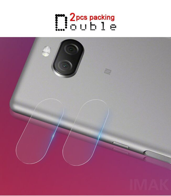 Комплект защитных стекол IMAK Camera Lens Protector для Sony Xperia 10 Plus: фото 11 из 12