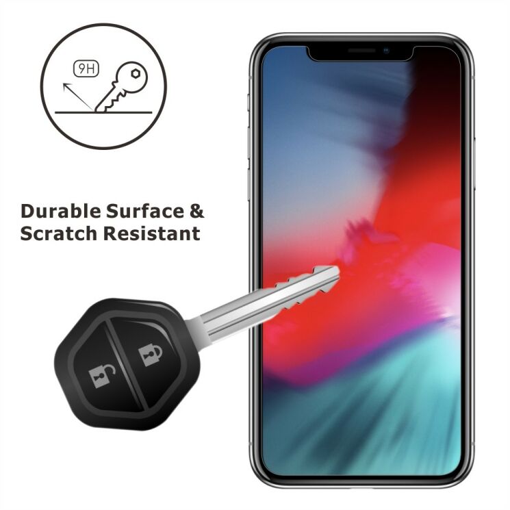 Комплект захисних стекол ITIETIE 2.5D 9H для Apple iPhone XR: фото 2 з 8
