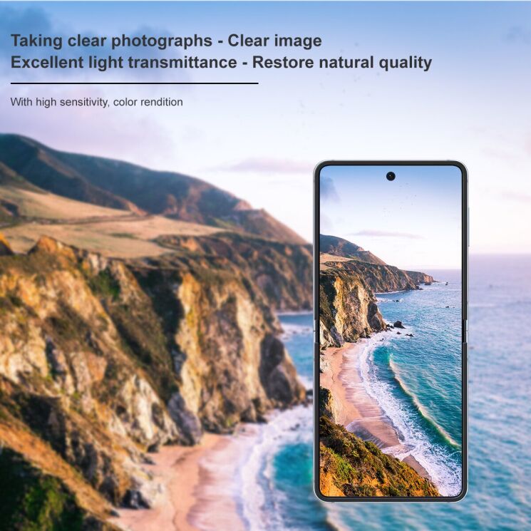 Комплект защитных стекол (на экран и камеру) Imak Protector Set для Samsung Galaxy Flip 7 / Flip 8 - Clear (383980C) Комплект защитных стекол (на экран и камеру) Imak Protector Set для Samsung Galaxy Flip 7 / Flip 8 - Clear: фото 6 из 7