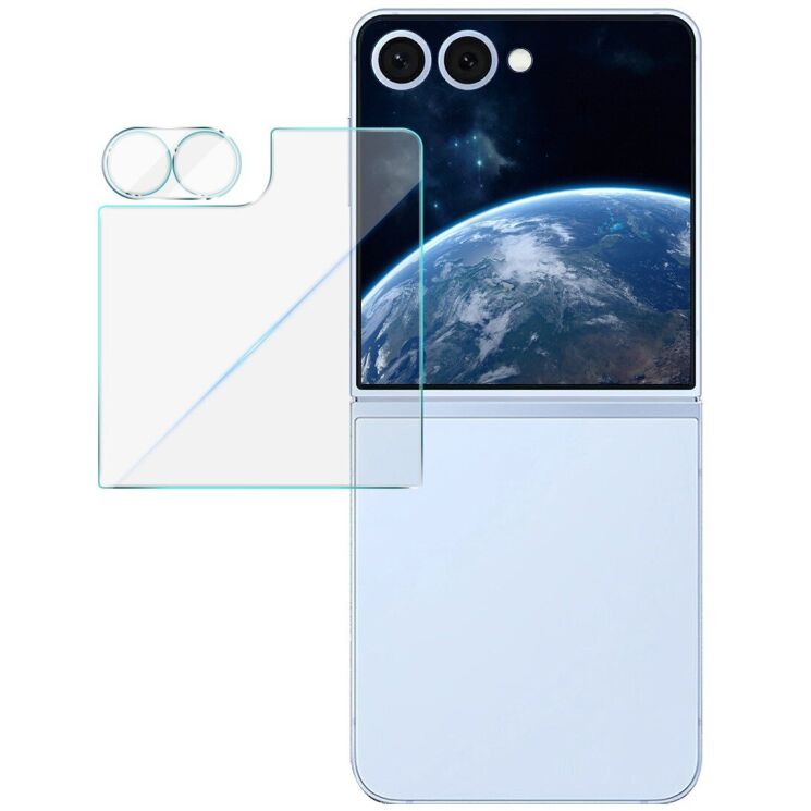 Комплект защитных стекол (на экран и камеру) Imak Protector Set для Samsung Galaxy Flip 7 / Flip 8 - Clear (383980C) Комплект защитных стекол (на экран и камеру) Imak Protector Set для Samsung Galaxy Flip 7 / Flip 8 - Clear: фото 1 из 7