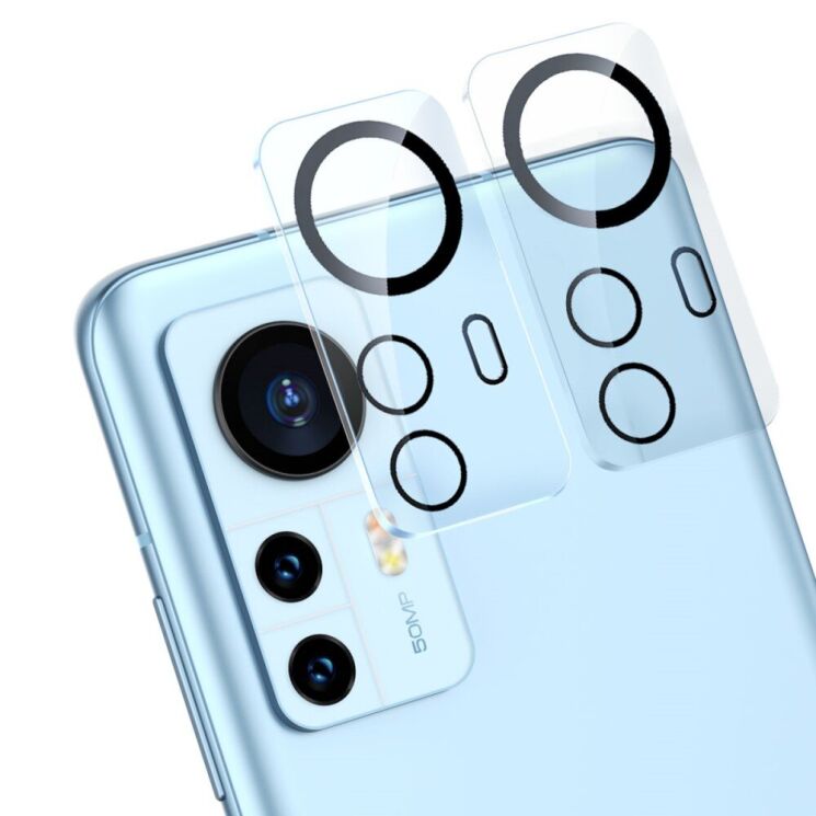 Комплект защитных стекол на камеру BASEUS Lens Film для Xiaomi 12 / 12X: фото 1 из 16