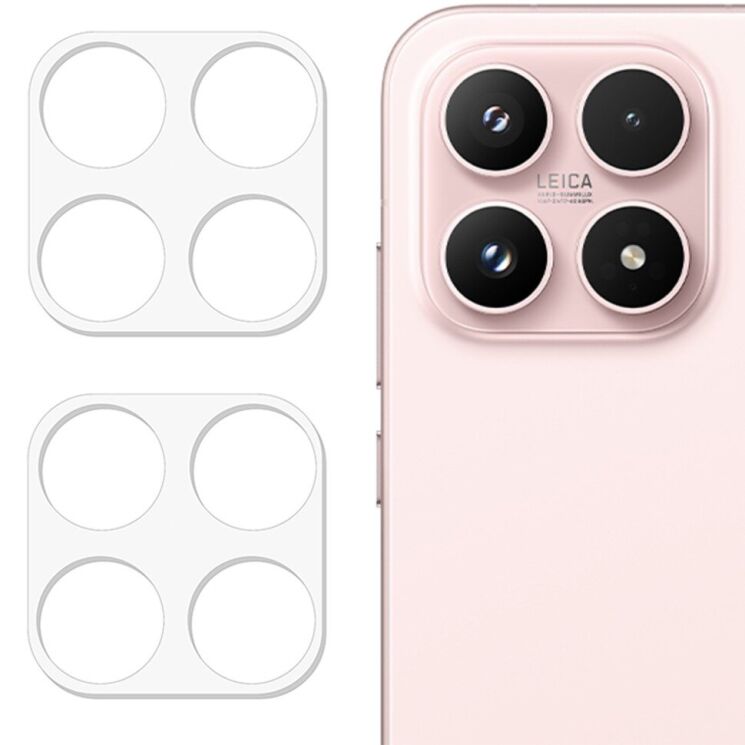 Комплект защитных стекол на заднюю камеру Deexe Camera Lens Protector для Xiaomi 17: фото 1 из 5