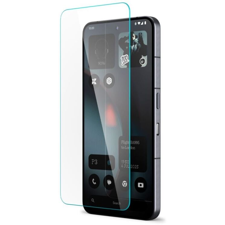 Комплект защитных стекол Spigen (SGP) GLAS.tR SLIM Sensor Protected для Nothing Phone (3) AGL10208 - Clear: фото 2 из 11