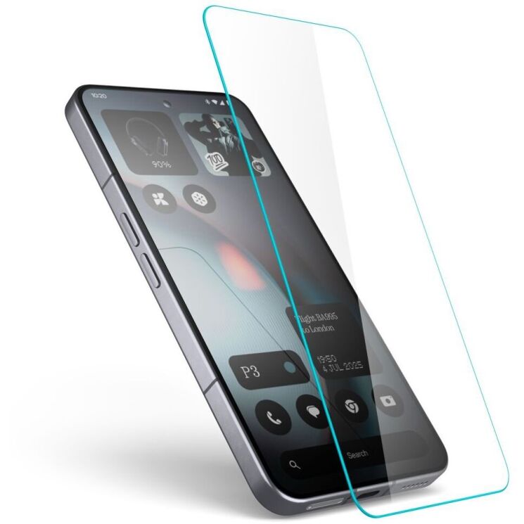Комплект защитных стекол Spigen (SGP) GLAS.tR SLIM Sensor Protected для Nothing Phone (3) AGL10208 - Clear: фото 3 из 11