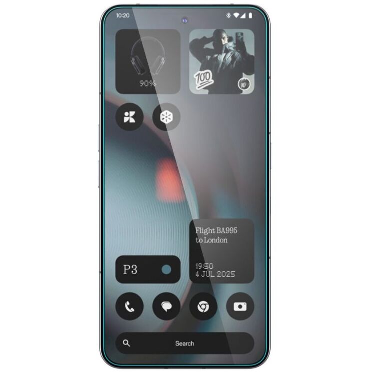 Комплект защитных стекол Spigen (SGP) GLAS.tR SLIM Sensor Protected для Nothing Phone (3) AGL10208 - Clear: фото 4 из 11