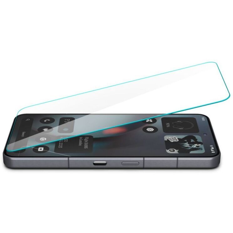 Комплект защитных стекол Spigen (SGP) GLAS.tR SLIM Sensor Protected для Nothing Phone (3) AGL10208 - Clear: фото 5 из 11