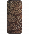 Шкіряна наклейка Glueskin для iPhone 5s/se - Gold Flowers (989013)