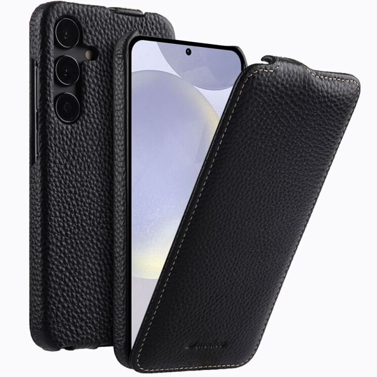 Шкіряний чохол MELKCO Jacka Type для Samsung Galaxy S24 Plus (S926) - Black: фото 1 з 3