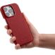 Кожаный чехол MELKCO Leather Case для Apple iPhone 16 Pro Max - Red (360424R). Фото 4 из 5
