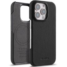 Кожаный чехол MELKCO Leather Case для Apple iPhone 16 Pro Max - Black: фото 1 из 5