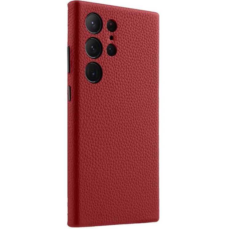 Кожаный чехол MELKCO Classic Case для Samsung Galaxy S24 Ultra (S928) - Red: фото 2 из 6