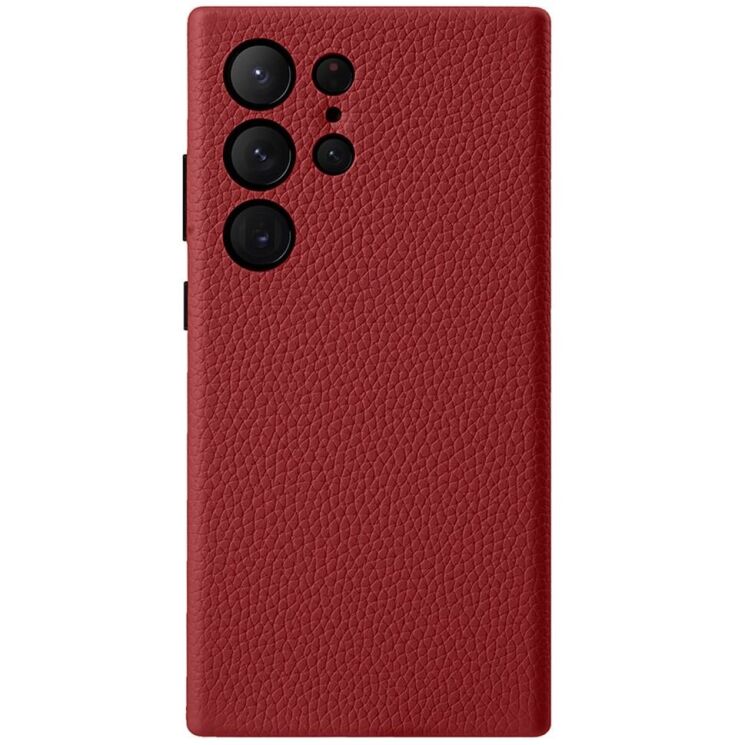Кожаный чехол MELKCO Classic Case для Samsung Galaxy S24 Ultra (S928) - Red: фото 1 из 6