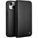 Кожаный чехол QIALINO Wallet Case для Apple iPhone 15 - Black (371523B). Фото 1 из 6
