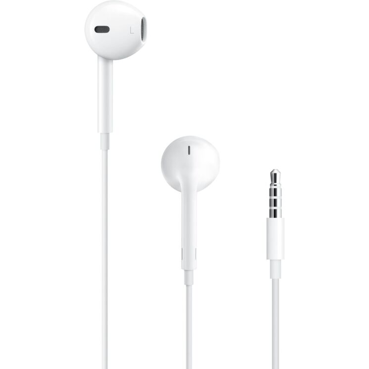 Оригинальная гарнитура Apple EarPods with 3.5 mm Headphone Plug (MWU53ZM/A) - White: фото 1 из 6