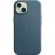 Оригинальный чехол FineWoven MagSafe для Apple iPhone 15 Plus (MT4D3) - Pacific Blue (339759L). Фото 4 из 7