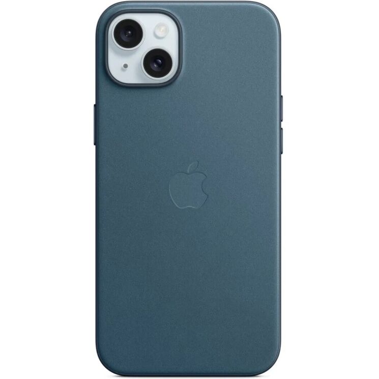 Оригінальний чохол FineWoven MagSafe для Apple iPhone 15 Plus (MT4D3) - Pacific Blue: фото 1 з 5