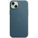 Оригінальний чохол FineWoven MagSafe для Apple iPhone 15 Plus (MT4D3) - Pacific Blue (339759L). Фото 3 з 5