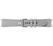 Оригінальний шкіряний ремінець Hybrid Band (Size M/L) для Samsung Galaxy Watch 4 / 4 Classic / 5 / 5 Pro / 6 / 6 Classic / 7 / FE (ET-SHR89LSEGRU) - Silver (284617S). Фото 4 з 4