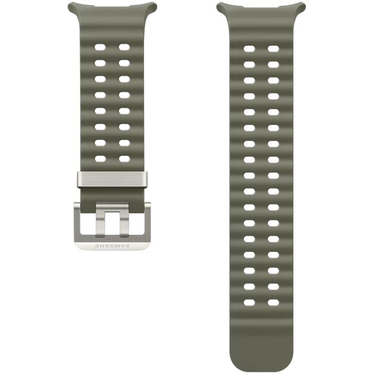 Оригинальный ремешок Marine Band для Samsung Galaxy Watch Ultra (47mm) ET-SNL70MKEGEU - Green: фото 2 из 4