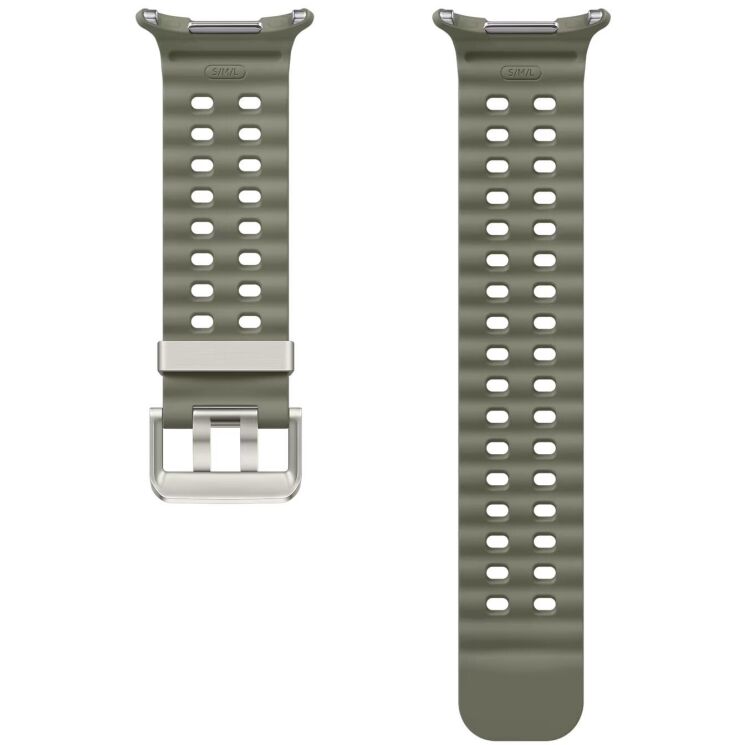 Оригинальный ремешок Marine Band для Samsung Galaxy Watch Ultra (47mm) ET-SNL70MKEGEU - Green: фото 3 из 4