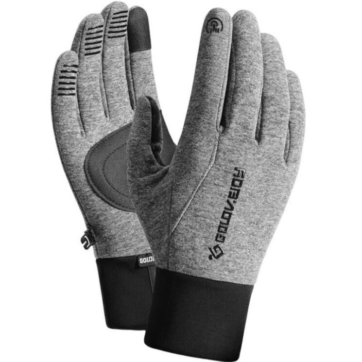 Перчатки сенсорные Golove joy Anti-Slip (L) - Grey: фото 1 из 6