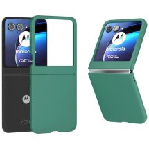 Пластиковый чехол Deexe Hard Shell (FF) для Motorola Razr 50 - Dark Green: фото 1 из 7