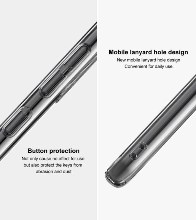 Пластиковый чехол IMAK Crystal для Nothing Phone (2a) / Phone (2a) Plus - Transparent: фото 10 из 11