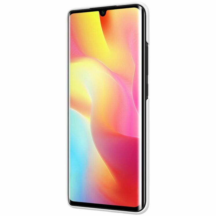 Пластиковый чехол NILLKIN Frosted Shield для Xiaomi Mi Note 10 Lite - White: фото 5 из 19