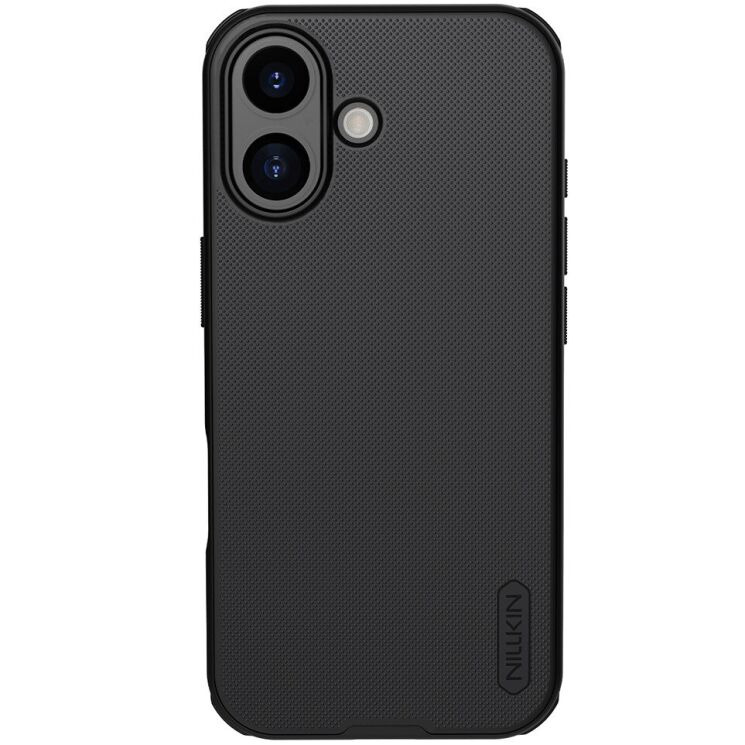 Пластиковый чехол NILLKIN Frosted Shield Pro для Apple iPhone 17 - Black: фото 1 из 17