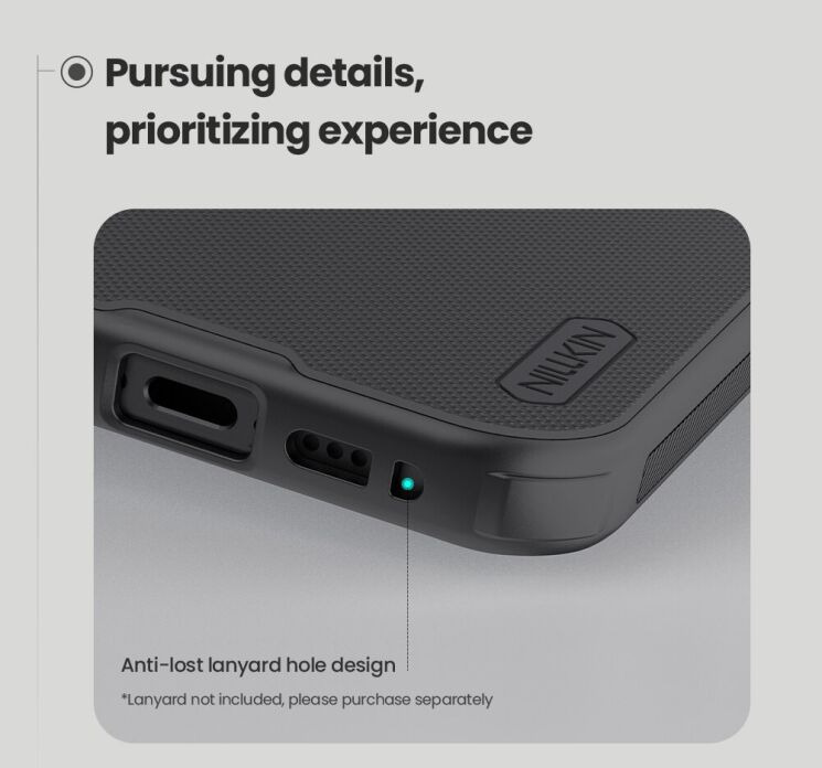 Пластиковый чехол NILLKIN Frosted Shield Pro для Apple iPhone 17 - Black: фото 12 из 17