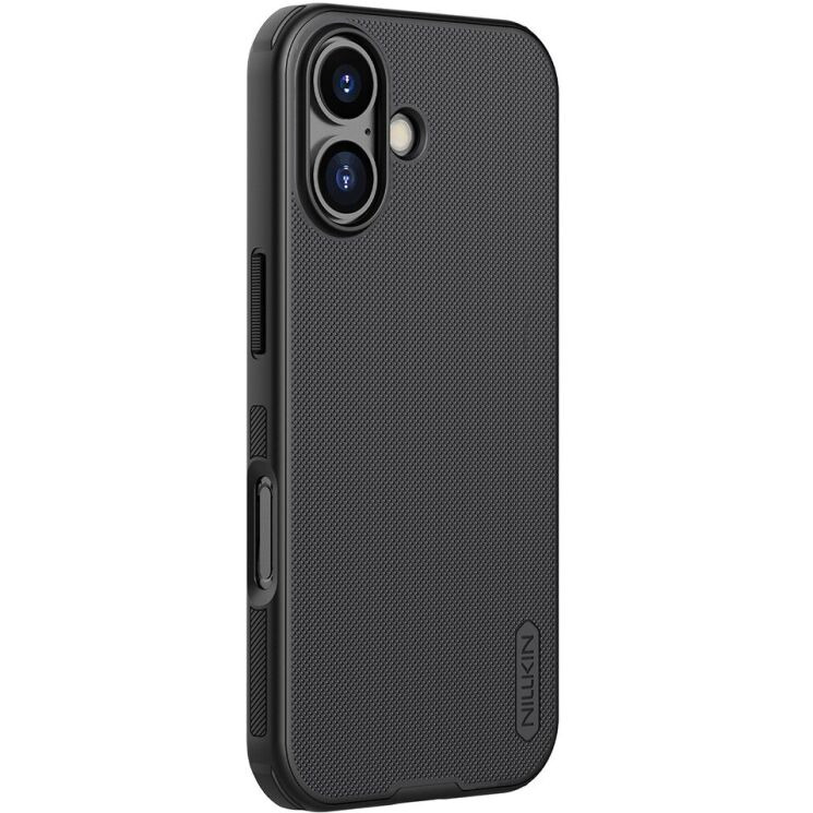 Пластиковый чехол NILLKIN Frosted Shield Pro для Apple iPhone 17 - Black: фото 2 из 17