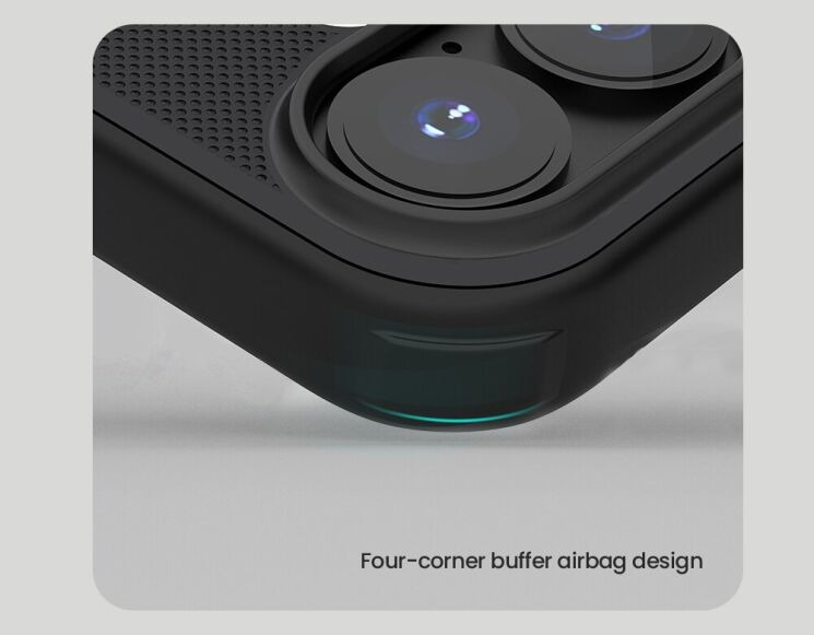 Пластиковый чехол NILLKIN Frosted Shield Pro для Apple iPhone 17 - Black: фото 9 из 17