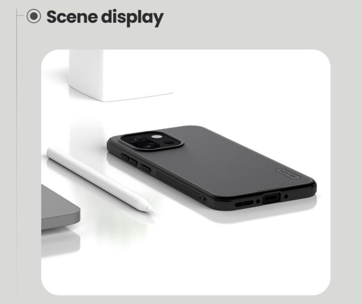 Пластиковый чехол NILLKIN Frosted Shield Pro для OnePlus 13T - Black: фото 17 из 18