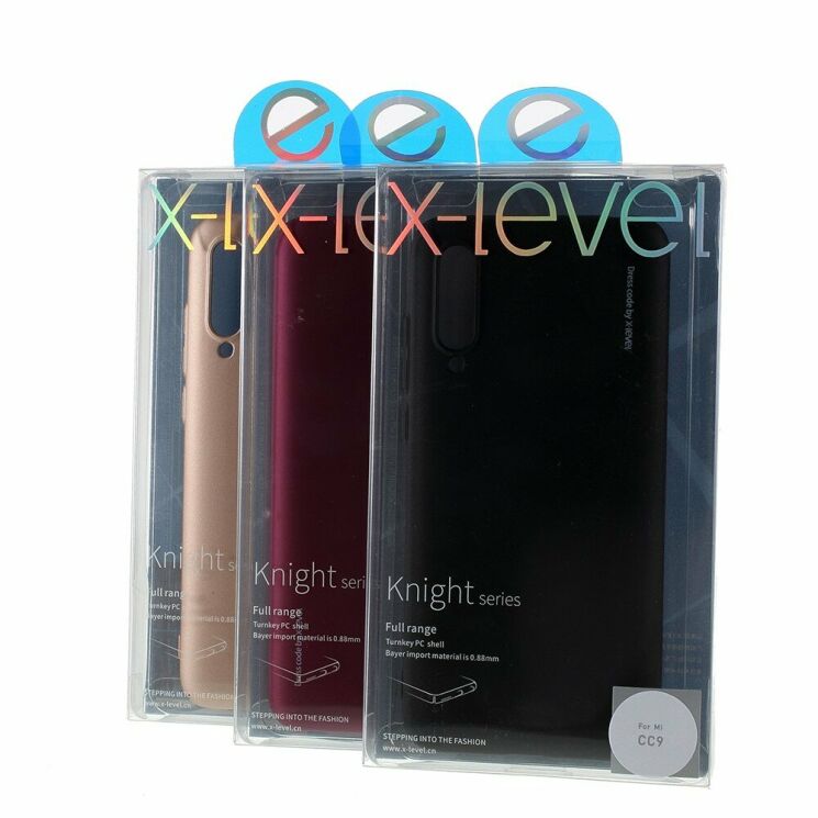Пластиковый чехол X-LEVEL Slim для Xiaomi Mi 9 Lite / Mi CC9 - Black: фото 10 из 10
