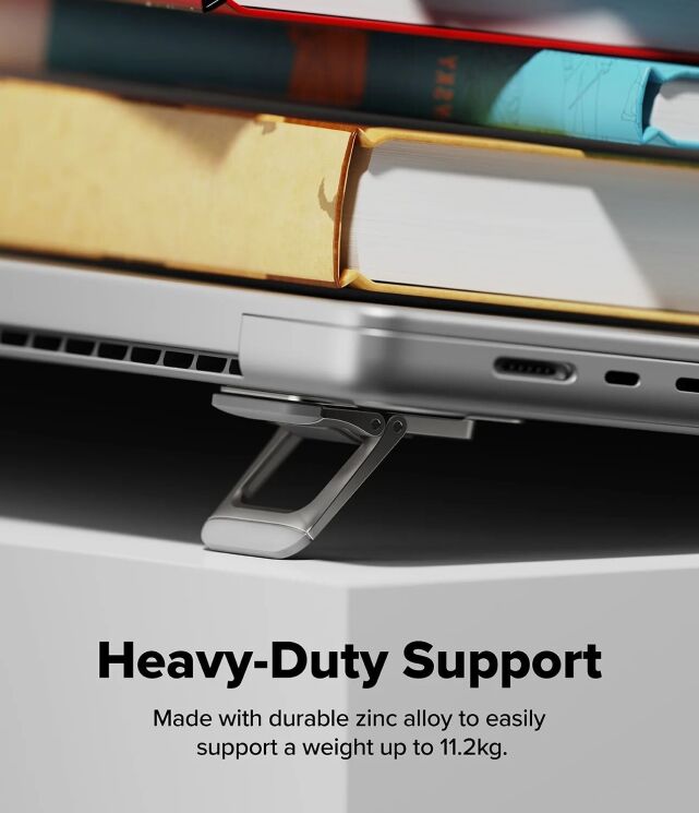 Підставка для ноутбуку Ringke Step-Fit Mini Stand (8800380463592) - Silver (982330S) Підставка для ноутбуку Ringke Step-Fit Mini Stand (8800380463592) - Silver: фото 10 з 16