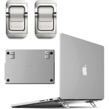 Підставка для ноутбуку Ringke Step-Fit Mini Stand (8800380463592) - Silver: фото 1 з 16