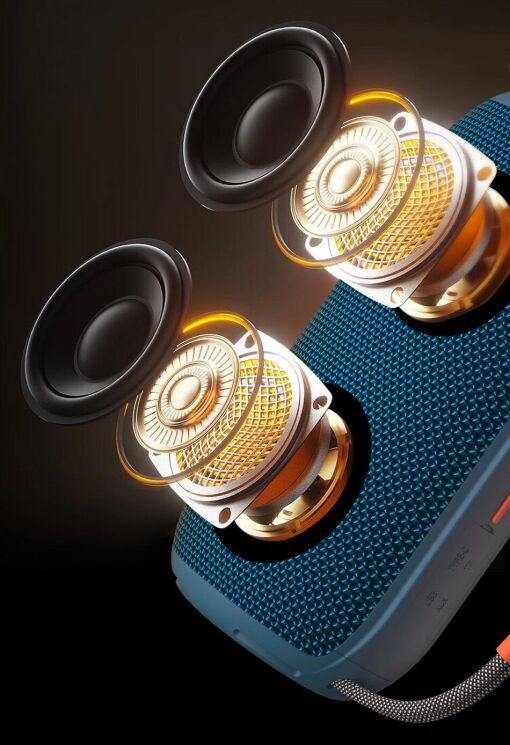 Портативная акустика WIWU H6 Thunder - Blue: фото 7 из 11