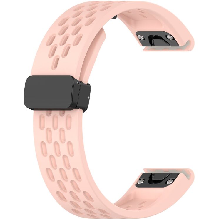 Ремінець Deexe Astra Strap для годинників Garmin з шириною кріплення QuickFit 20mm - Light Pink: фото 2 з 9