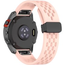Ремінець Deexe Astra Strap для годинників Garmin з шириною кріплення QuickFit 20mm - Light Pink: фото 1 з 9