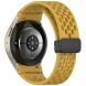 Ремешок Deexe Astra Strap для Samsung Galaxy Watch 4 / 4 Classic / 5 / 5 Pro / 6 / 6 Classic / 7 / FE - Yellow (358122Y). Фото 1 из 7