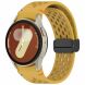 Ремешок Deexe Astra Strap для Samsung Galaxy Watch 4 / 4 Classic / 5 / 5 Pro / 6 / 6 Classic / 7 / FE - Yellow (358122Y). Фото 2 из 7