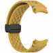 Ремешок Deexe Astra Strap для Samsung Galaxy Watch 4 / 4 Classic / 5 / 5 Pro / 6 / 6 Classic / 7 / FE - Yellow (358122Y). Фото 3 из 7