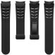 Ремінець Deexe Aurora Strap для Samsung Galaxy Watch 4 / 4 Classic / 5 / 5 Pro / 6 / 6 Classic / 7 / FE - Black (358120B). Фото 5 з 8