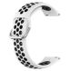 Ремешок Deexe Dual Color для Samsung Galaxy Watch 3 (41mm) - White / Black (235406WB). Фото 1 из 5