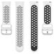 Ремешок Deexe Dual Color для Samsung Galaxy Watch 3 (41mm) - White / Black (235406WB). Фото 4 из 5