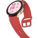 Ремешок Deexe Elino Strap для Samsung Galaxy Watch 4 / 5 / 6 / 7 / FE (40mm) - Red (358307R). Фото 4 из 6