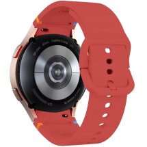 Ремешок Deexe Elino Strap для Samsung Galaxy Watch 4 / 5 / 6 / 7 / FE (40mm) - Red: фото 1 из 6